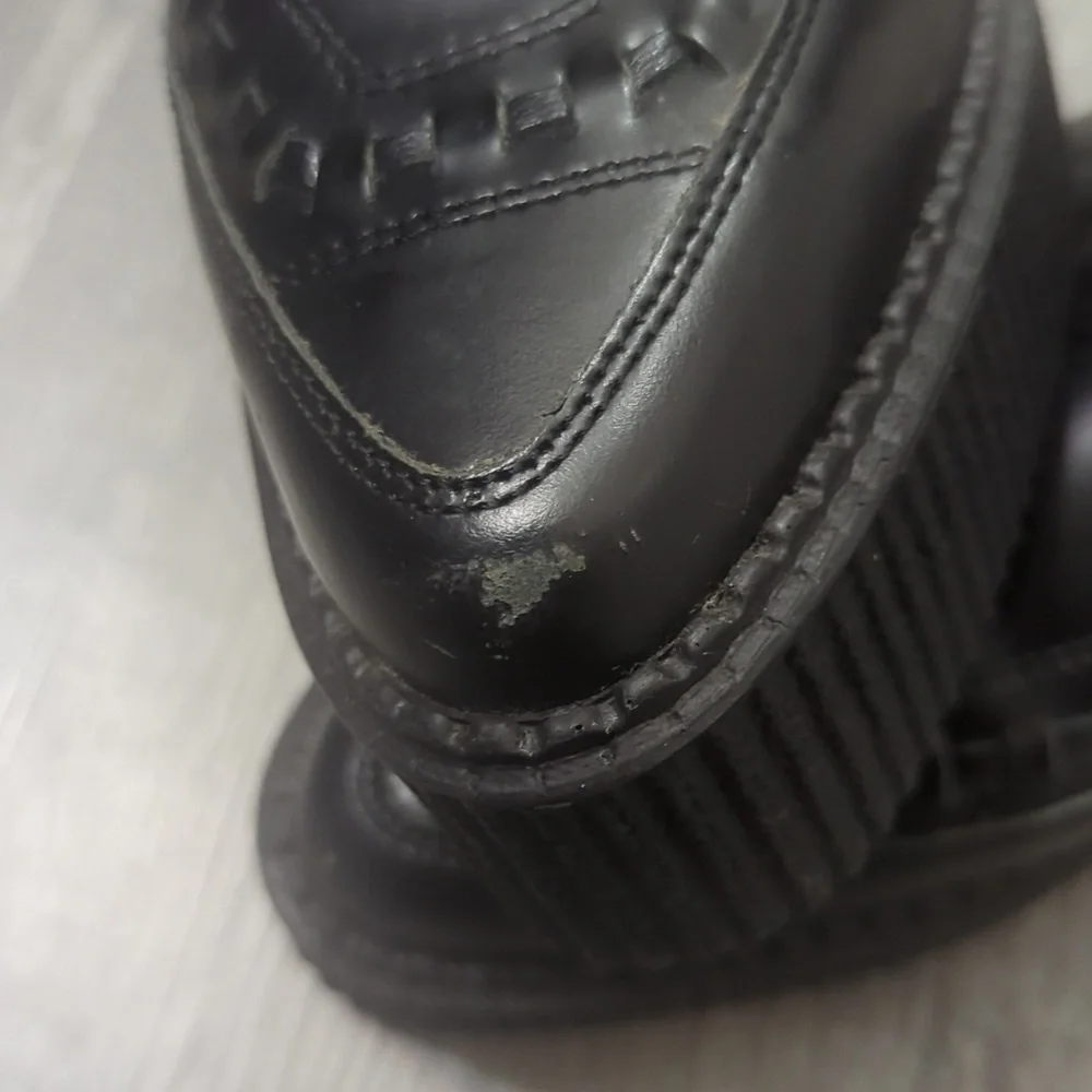 Underground. England Black Leather Apollo Creepers - Picture 10 of 11